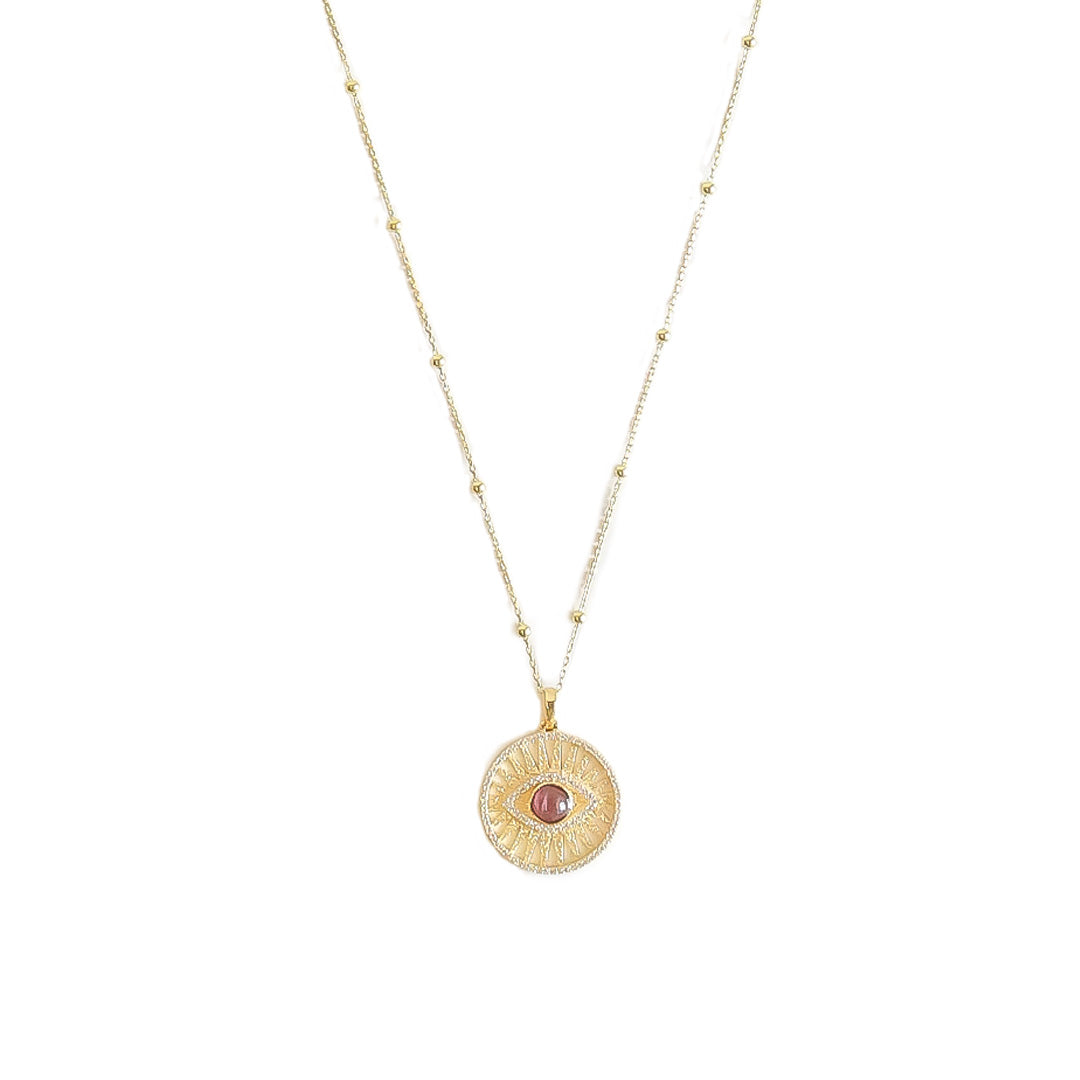 Sunbeam Eye Necklace