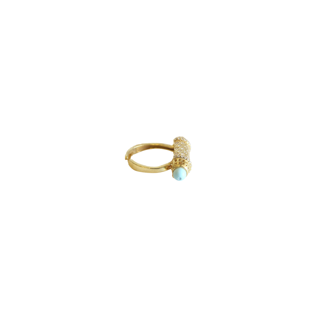 Crystal Cylinder Ring