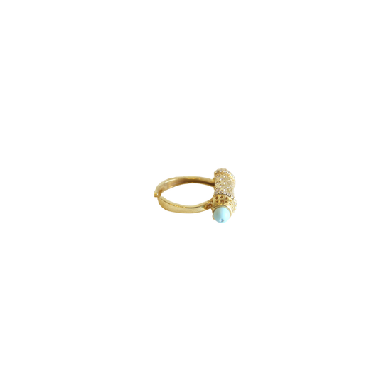 Crystal Cylinder Ring