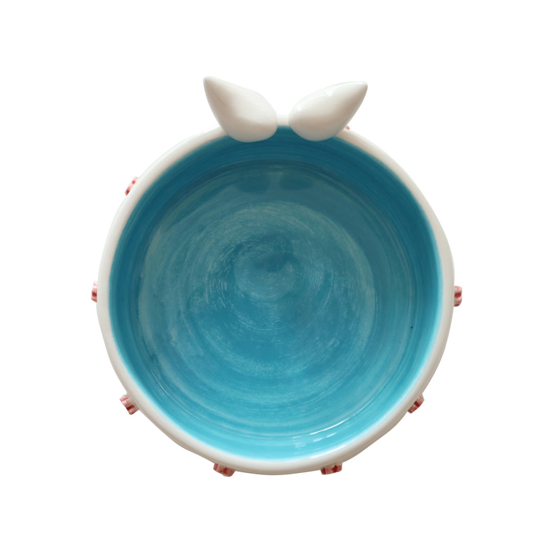 “Happy” Love Bird Multicolour Ceramic Bowls