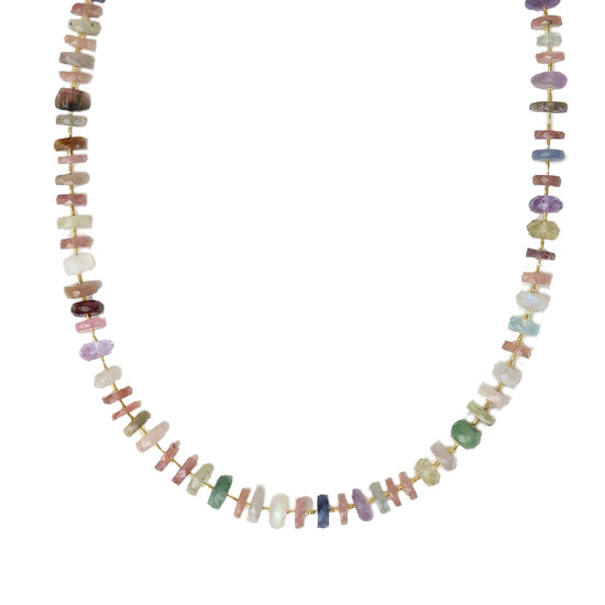 Multi Semi Precious Stone Necklace by Soheyla