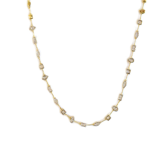 Gigi Multi Shape Crystal Necklace