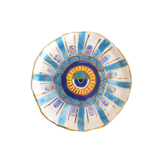 Blue Eye Sun Plate