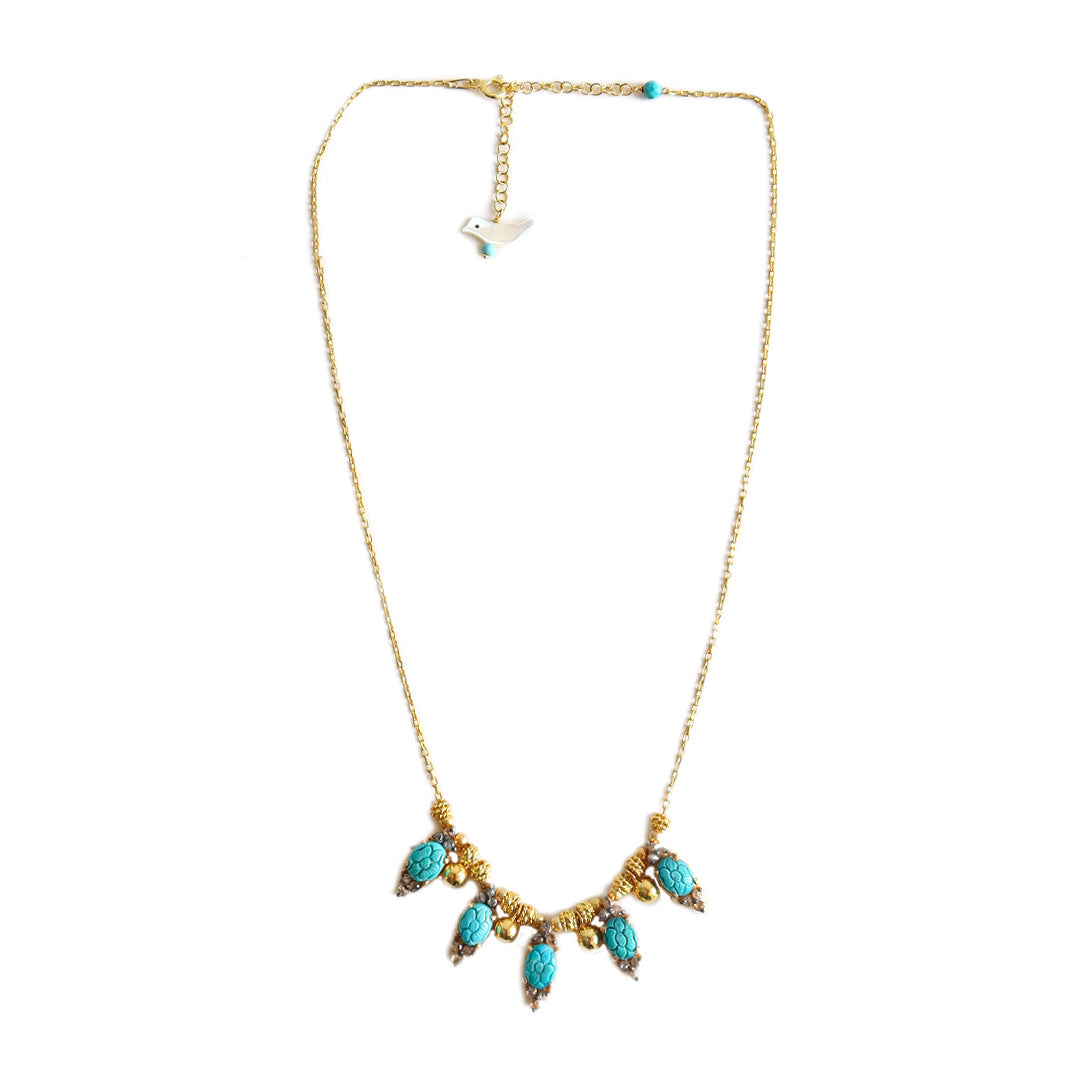 Turquoise Charm Necklace