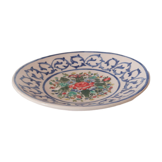 Floral Traditional Ceramic Plate