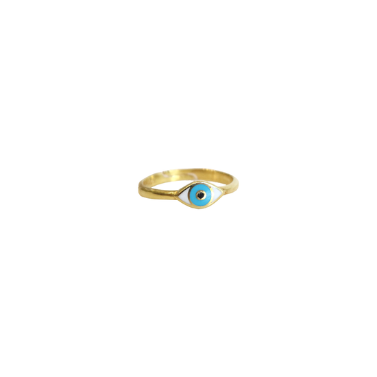 Mini Eye Enamel Ring