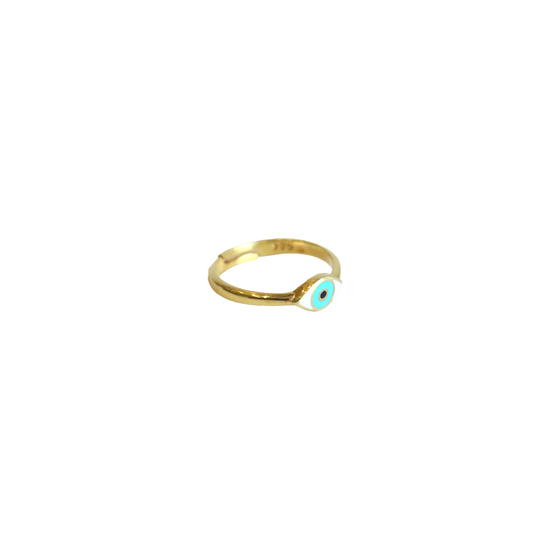 Mini Eye Enamel Ring