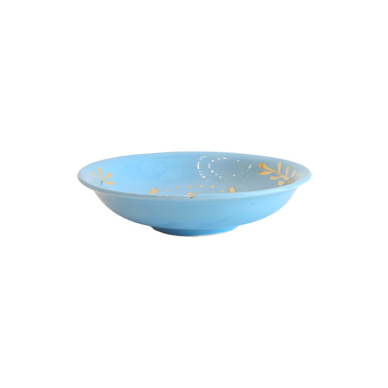 Pomegranate Sky Blue Plate l Bowl