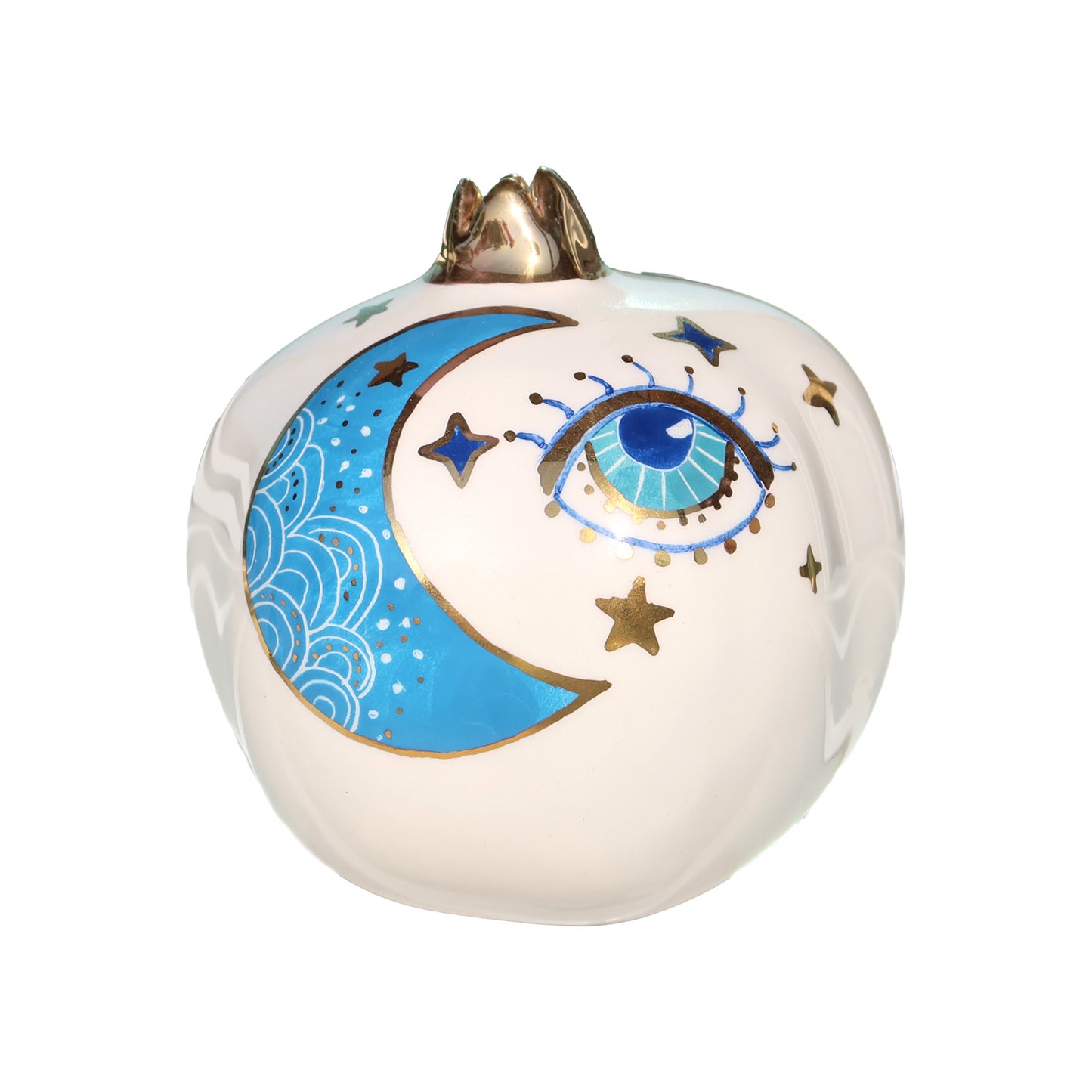 Blue Crecent & Eye Celestial Pomegranate M