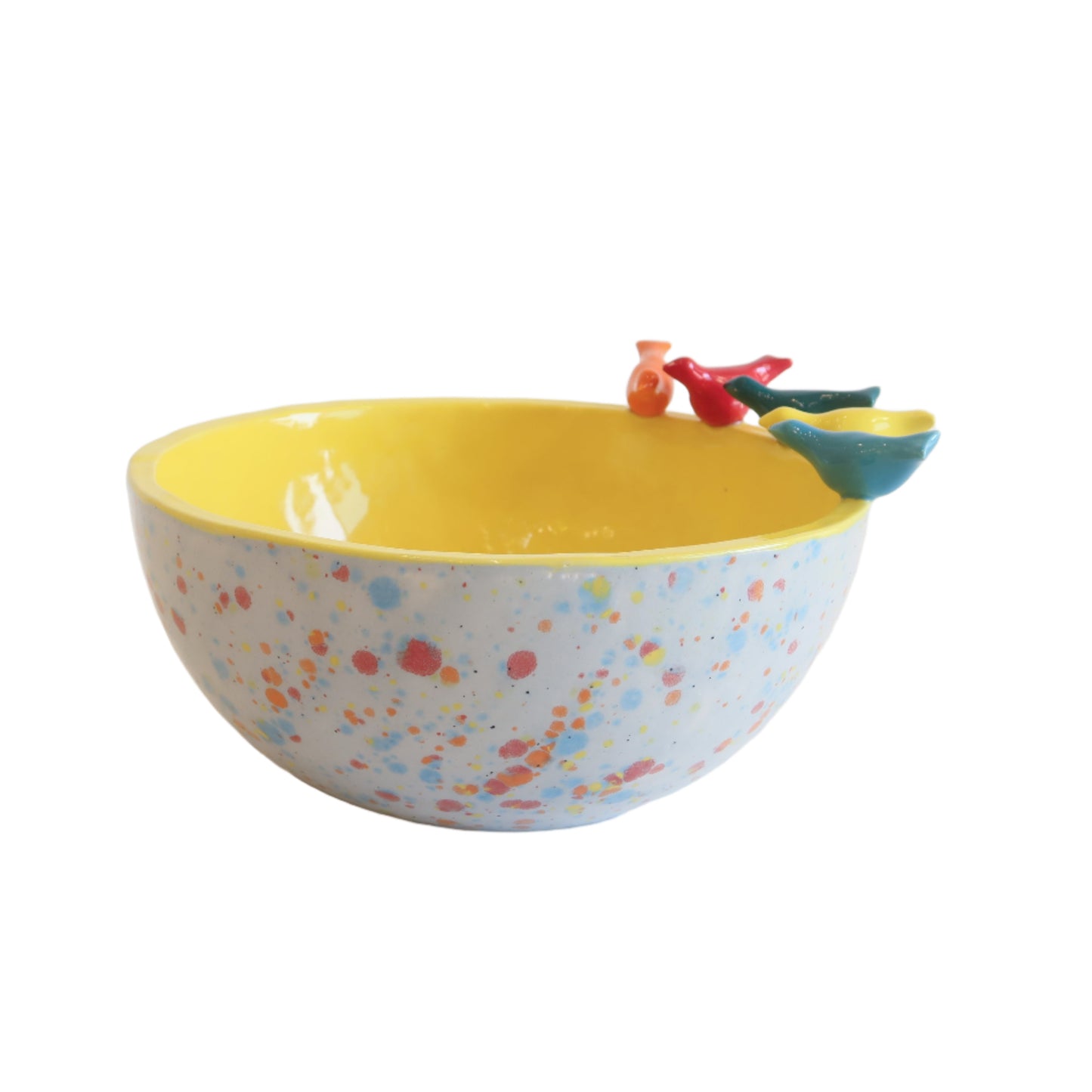 Yellow 5 Emended Birds Bowl