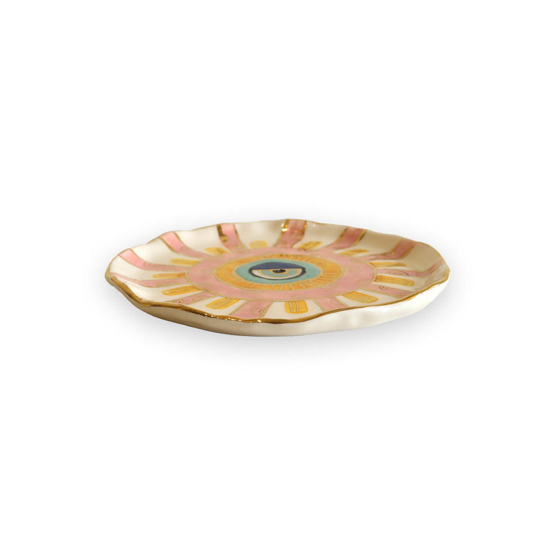 Pink Eye Sun Plate