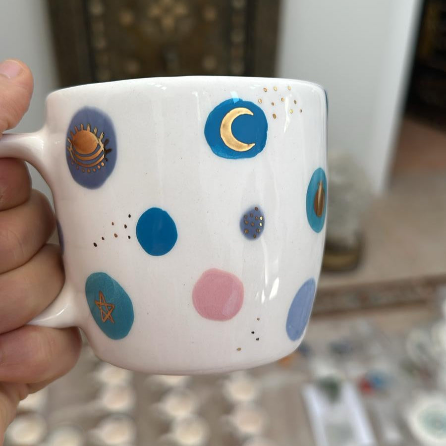 Polka Dot SB Multicolour Mug