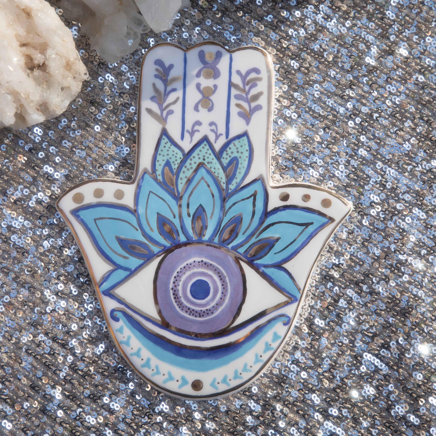 Blue Eye Garden Khamsa Wall Decor