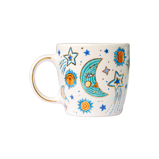 Celestial Moon & Stars Vibe Mug