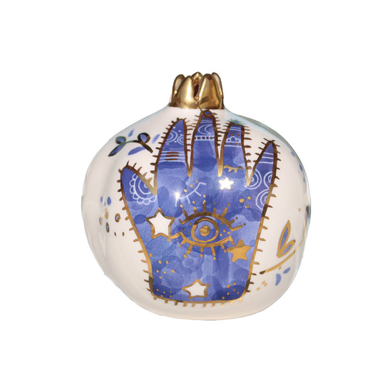 Blue khamsa pomegranate