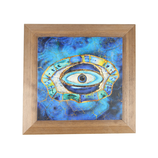 Azur Blue Eye Art (Print)