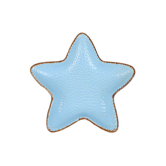 Blue Star Ceramic Plate