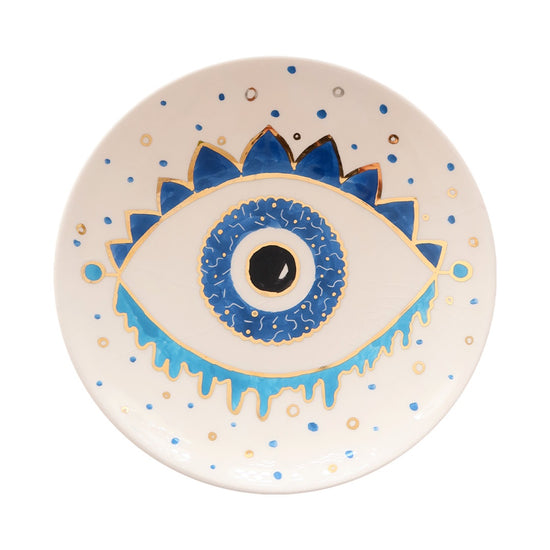 Blue Evil Eye Ceramic Wall Décor
