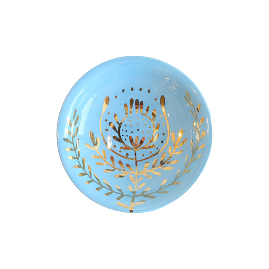 Pomegranate Sky Blue Plate l Bowl