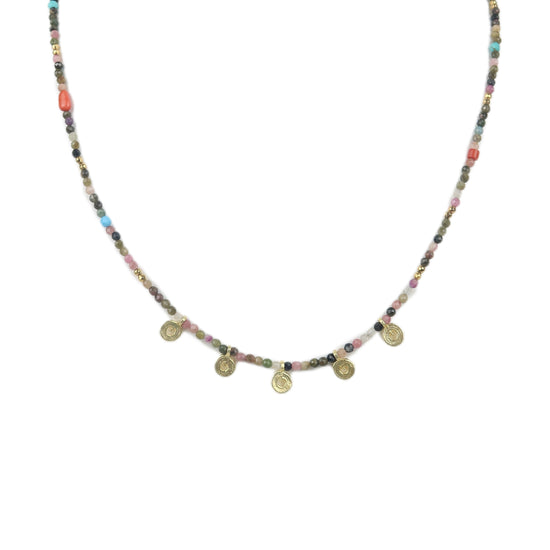Tourmaline Charms Necklace