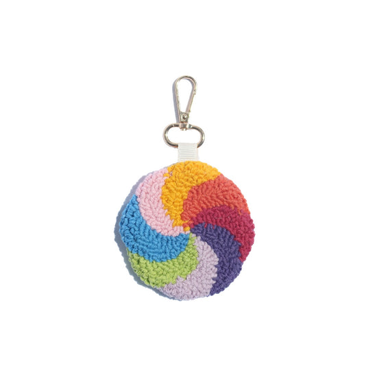 Rainbow Woven Key Chain