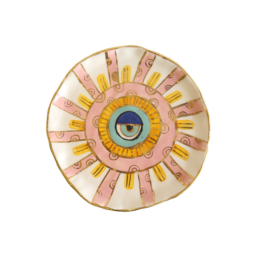 Pink Eye Sun Plate