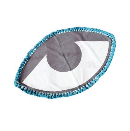 Blue Eye Cotton Rug|Wall Décor