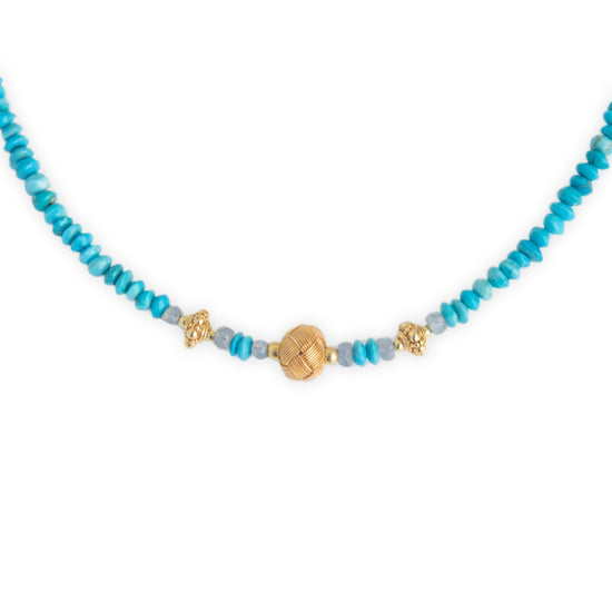 “Handmade with Love“ Turquoise Necklace