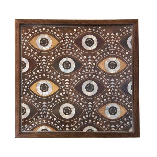 Nile Eye M•O•P Marquetry Serving Tray
